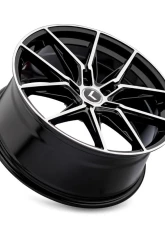 Kraze Evolve Wheel 18x8.5 5x120 30mm Gloss Black Machined                                     - KR196-8812BM30 - Image 2