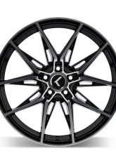 Kraze Evolve Wheel 18x8.5 5x120 30mm Gloss Black Machined                                     - KR196-8812BM30 - Image 3