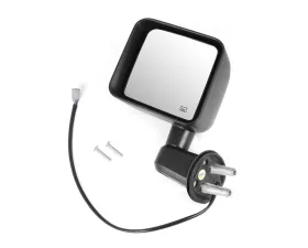 Omix Heated Power Mirror Left Black- 11-13 Wrangler