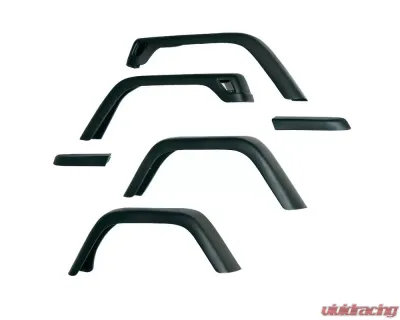 Omix 7-Inch Fender Flare Kit- 97-06 Jeep Wrangler - 11608.11