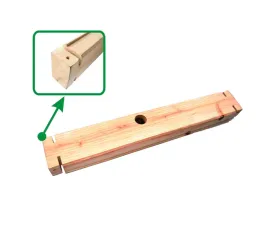 Omix Front Bumper Wood Filler 41-45 Willys MB