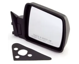 Omix Blk Manual Right Side Mirror 84-96 Cherokee (XJ)