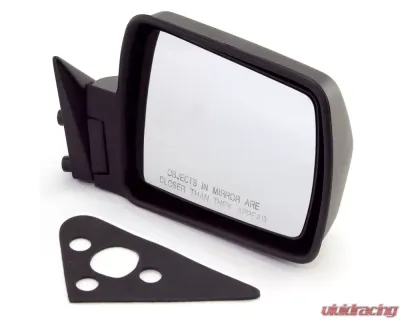 Omix Blk Manual Right Side Mirror 84-96 Cherokee (XJ) - 12035.08