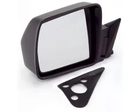 Omix Black Manual Left Side Mirror 84-96 Cherokee (XJ)