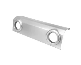 Omix Front Bumper Applique Silver 07-18 Jeep Wrangler