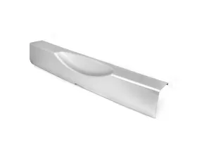 Omix Rear Bumper Applique Silver 07-18 Jeep Wrangler