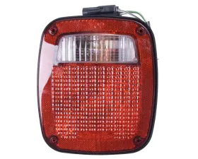 Omix Left Black Tail Lamp 91-97 Jeep YJ TJ Wrangler