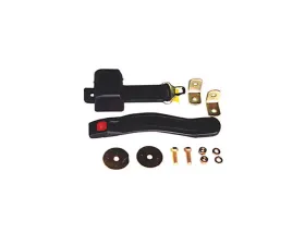 Omix Lap Seat Belt Black 76-95 Jeep CJ/Wrangler YJ
