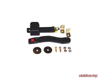Omix Lap Seat Belt Black 76-95 Jeep CJ/Wrangler YJ - 13202.02