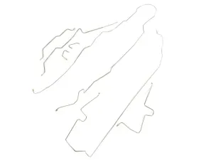 Omix Full Brake Line Set 7 Piece 97-06 Jeep Wrangler