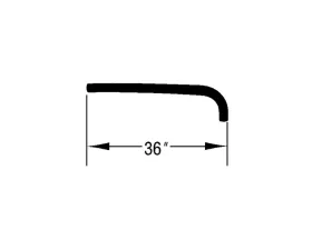 Omix Heater Supply Hose 4.0L 97-01 Jeep Cherokee (XJ)