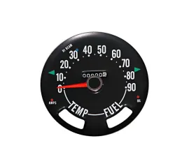 Omix Speedometer Gauge 0-90 MPH 55-79 Jeep CJ Models