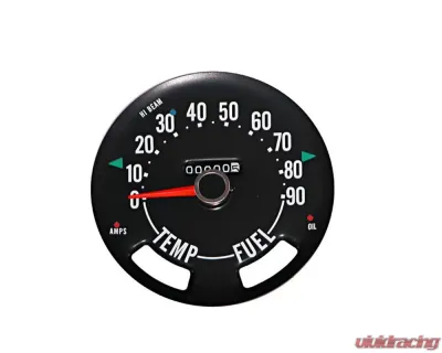 Omix Speedometer Gauge 0-90 MPH 55-79 Jeep CJ Models - 17207.01