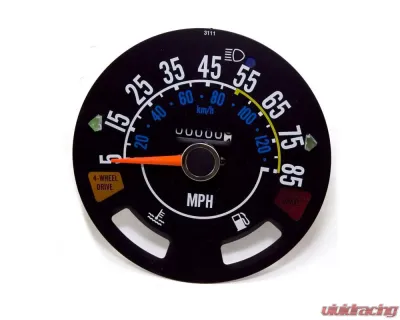 Omix Speedometer 5-85 MPH 80-86 Jeep CJ Models - 17207.03