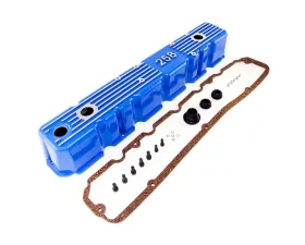 Omix Blue Aluminum Valve Cover 81-87 CJ & Wrangler
