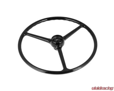Omix Steering Wheel Black 64-75 Jeep CJ Models - 18031.04