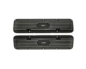 Omix Valve Cover Pair W/ Script