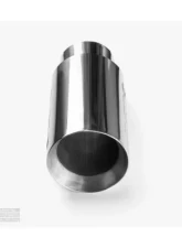 Aero Exhaust Universal Stainless Steel Tip 3 Inch Inlet 4 Inch Outlet 9 Inch Overall Length Straight cut outlet Polished Finish                                     - 10108 - Image 2