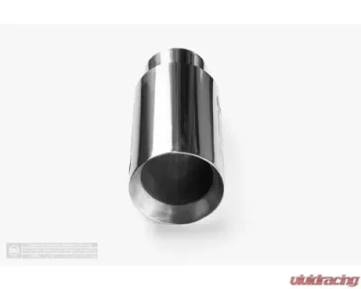 Aero Exhaust Universal Stainless Steel Tip 3 Inch Inlet 4 Inch Outlet 9 Inch Overall Length Straight cut outlet Polished Finish - 10108