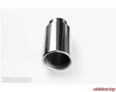 Aero Exhaust Universal Stainless Steel Tip 3 Inch Inlet 4 Inch Outlet 9 Inch Overall Length Angle cut outlet Polished Finish - 10109