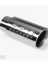 Aero Exhaust Universal Stainless Steel Tip 3 Inch Inlet 4 Inch Outlet 9 Inch Overall Length Angle cut outlet Polished Finish                                     - 10109 - Image 2
