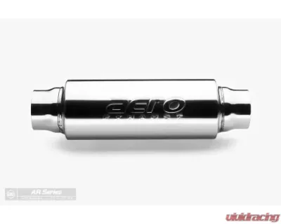 Aero Exhaust Resonator AR Series 2.5 Inch Inside Diameter Neck - AR25