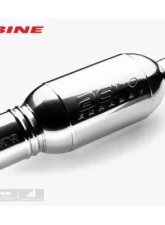 Aero Exhaust Turbine 2.5 Inch Inlet Neck with 4 Inch Rolled Tip Outlet Aggressive sound Performance Mufflers                                     - AT2540i - Image 3