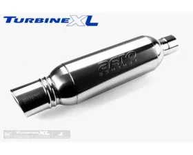 Aero Exhaust Turbine XL 3.0 Inch Inlet with 4 Inch Tip Moderate sound Performance Mufflers