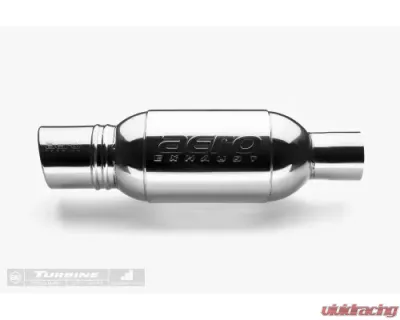 Aero Exhaust Turbine 3.0 Inch Inlet Neck with 4 Inch Rolled Tip Outlet Aggressive sound Performance Mufflers - AT3040i