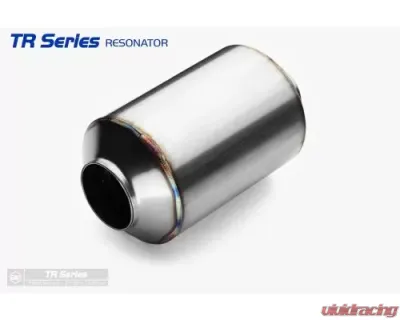 Aero Exhaust Resonator TR Series 2.5 Inch Inside Diameter Neck 8.0 Inch Length - TR225