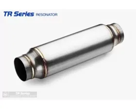 Aero Exhaust Resonator TR Series 2.5 Inch Inside Diameter Neck 13.5 Inch Length