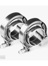 Aero Exhaust 2.0" Tubing 51.6mm Flange Stainless Steel V-Band Assembly                                     - 20101 - Image 2