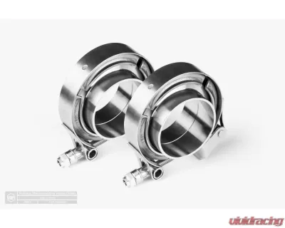 Aero Exhaust 2.0" Tubing 51.6mm Flange Stainless Steel V-Band Assembly - 20101