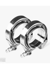 Aero Exhaust 3.0" Tubing 77mm Flange Stainless Steel V-Band Assembly                                     - 20103 - Image 2