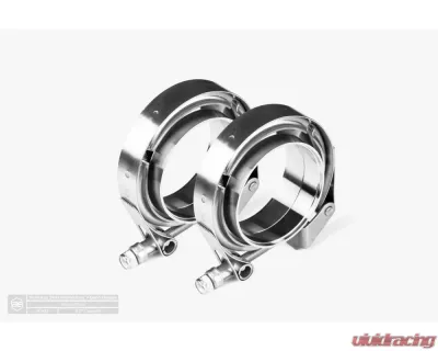 Aero Exhaust 3.0" Tubing 77mm Flange Stainless Steel V-Band Assembly - 20103