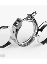 Aero Exhaust 3.5" Tubing 89.7mm Flange Stainless Steel V-Band Assembly                                     - 20104 - Image 2