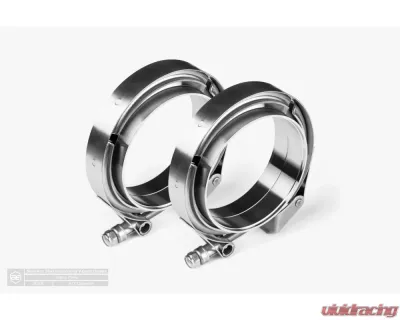 Aero Exhaust 4.0" Tubing 102.4mm Flange Stainless Steel V-Band Assembly - 20105