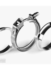 Aero Exhaust 4.0" Tubing 102.4mm Flange Stainless Steel V-Band Assembly                                     - 20105 - Image 2