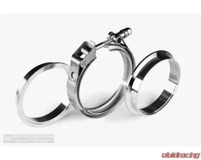 Aero Exhaust 4.0" Tubing 102.4mm Flange Stainless Steel V-Band Assembly - 20105