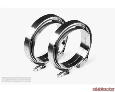 Aero Exhaust 5.0" Tubing 127.8mm Flange Stainless Steel V-Band Assembly - 20106