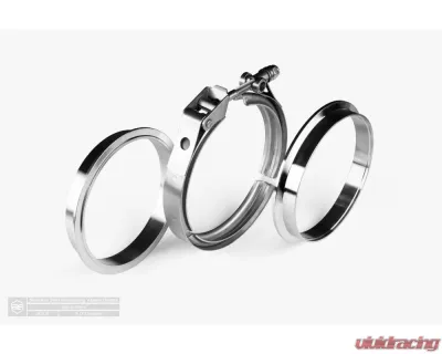 Aero Exhaust 5.0" Tubing 127.8mm Flange Stainless Steel V-Band Assembly - 20106