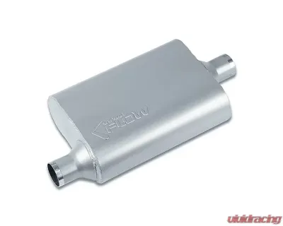 Street Flow Aluminized 2 Chamber Performance Muffler Acura | Dodge | Ford | Honda |Nissan | Toyota 1986-2020 - SF42041