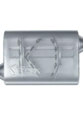Street Flow Aluminized 2 Chamber Performance Muffler Chevrolet | Fiat | Ford | Honda | Mazda | Toyota 1969-2019                                     - SF42043 - Image 2