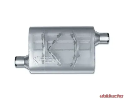 Street Flow Aluminized 2 Chamber Performance Muffler Chevrolet | Fiat | Ford | Honda | Mazda | Toyota 1969-2019 - SF42043