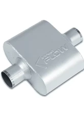 Street Flow Aluminized 1 Chamber Performance Muffler Audi | Ford | Honda | Scion | Subaru | Toyota 1984-2022                                     - SF424109 - Image 3