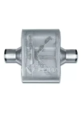 Street Flow Aluminized 1 Chamber Performance Muffler Audi | Ford | Honda | Scion | Subaru | Toyota 1984-2022                                     - SF424109 - Image 2