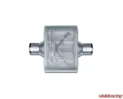 Street Flow Aluminized 1 Chamber Performance Muffler Audi | Ford | Honda | Scion | Subaru | Toyota 1984-2022 - SF424109