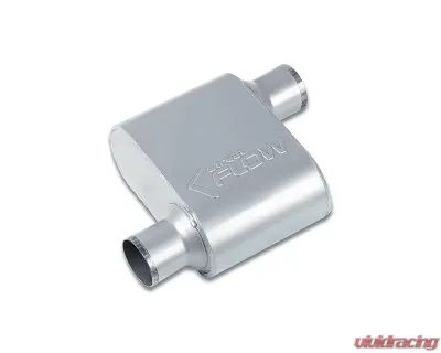 Street Flow Aluminized 1 Chamber Performance Muffler Audi | Ford | Toyota 2003-2020 - SF424111