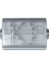 Street Flow Aluminized 2 Chamber Performance Muffler Audi | Honda | Mini | Nissan | Toyota | Volkswagen 1984-2008                                     - SF42440 - Image 2