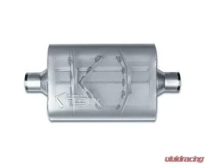 Street Flow Aluminized 2 Chamber Performance Muffler Audi | Honda | Mini | Nissan | Toyota | Volkswagen 1984-2008 - SF42440